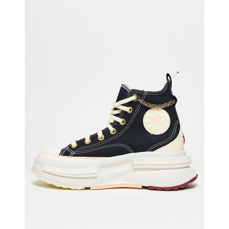 Converse Run Star Legacy CX Hi heart trainers in black