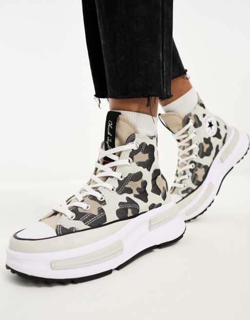 Converse Run Star Legacy CX Hi Sneakers alte leopardate ASOS