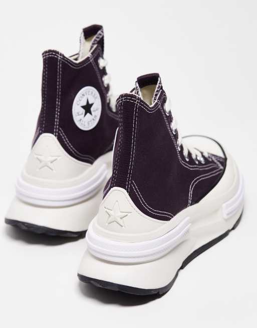 Converse Run Star Legacy CX Hi sneakers in black cherry - RED