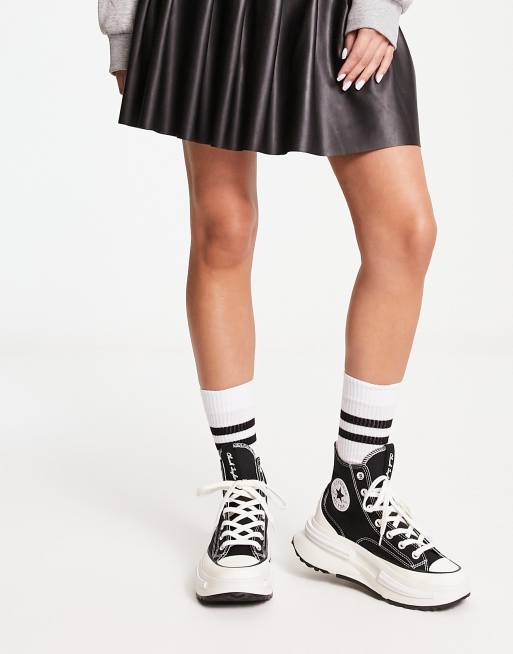 Converse Run Star Legacy CX Hi sneakers in black ASOS