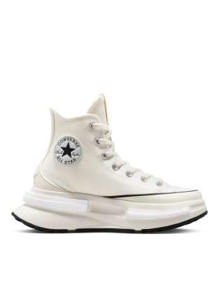 Converse Run Star Legacy Cx Hi Sneakers In Egret-neutral