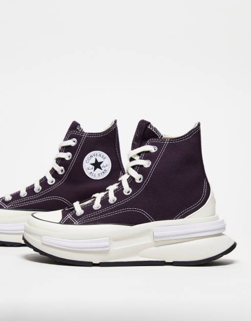 Converse Run Star Legacy CX Hi trainers in black cherry | ASOS