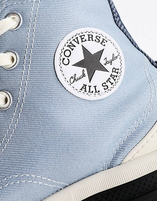 Converse Run Star Legacy CX Hi trainers in blue and pink | ASOS