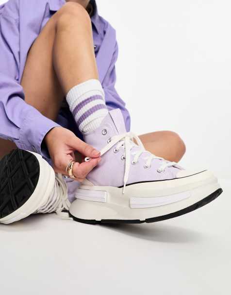 Converse Run Star Legacy CX Hi trainers in lilac