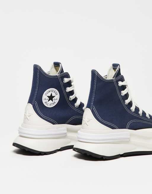 Converse Run Star Legacy CX Hi trainers in navy