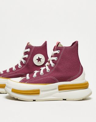 Converse Run Star Legacy CX Hi trainers in red - ASOS Price Checker