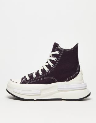 Burgundy and sales black converse