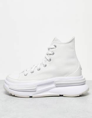 Converse Run Star Legacy Cx Sneakers In White With Ecru Detail In White