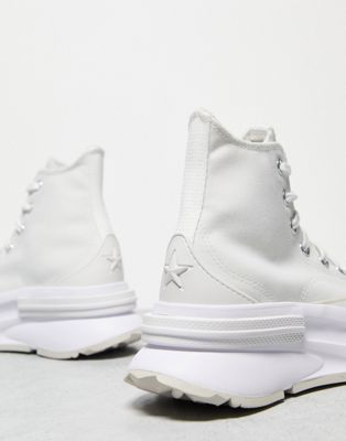 Converse Run Star Legacy Hi CX sneakers in white with ecru detail