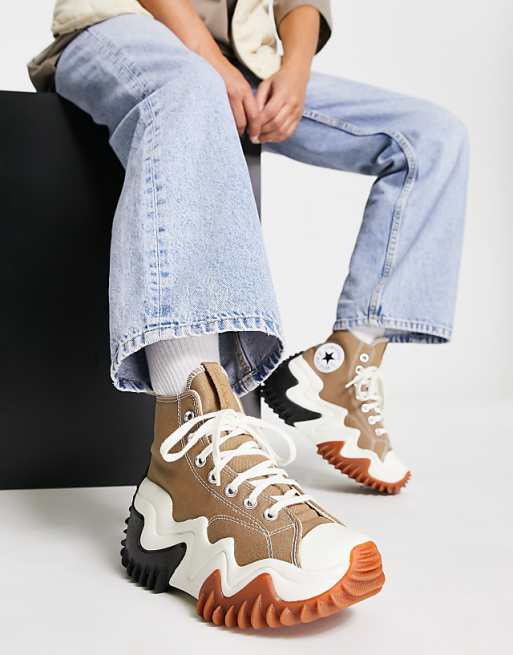 Converse Run Star Motion Hi canvas platform sneakers in Converse Run Star Motion Hi canvas platform sneakers in