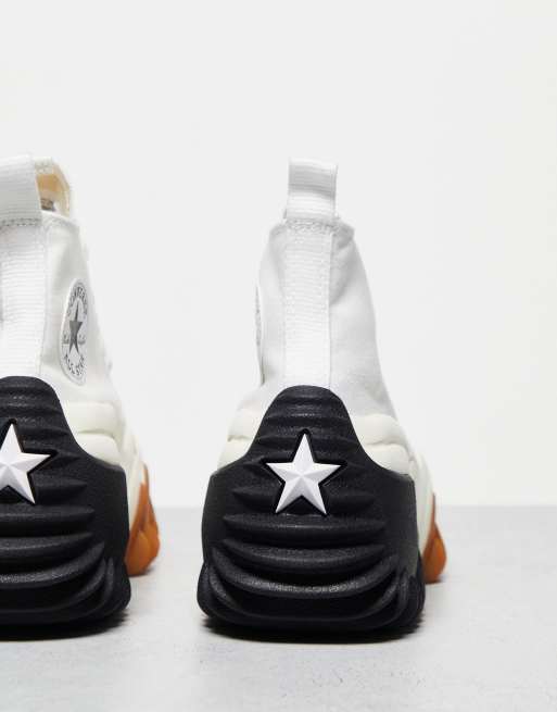 Converse best sale platform blancas