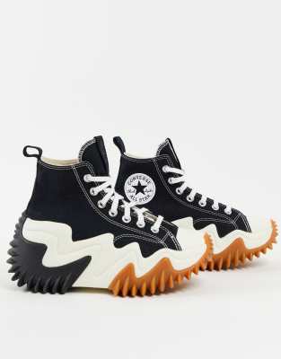 Converse Converse Run Star Motion Hi canvas sneakers in black