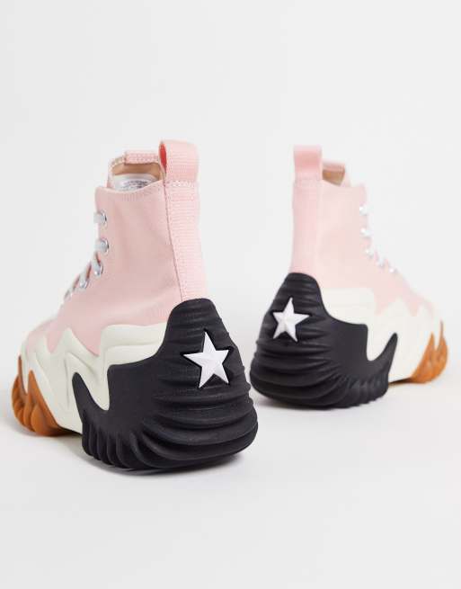 Converse – Run Star Motion Hi – Jasnoróżowe buty sportowe | ASOS
