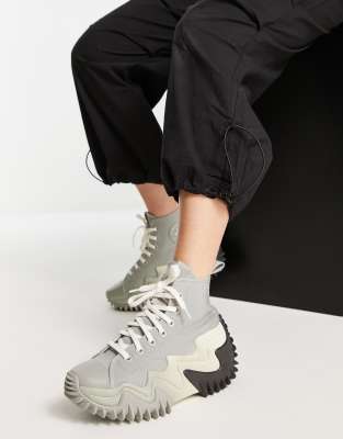 converse run star grey