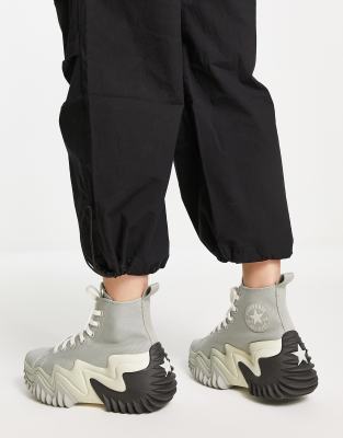 converse run star grey