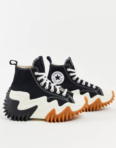 Converse - Run Star Motion Hi - Sneakers alte di tela nere - view 1
