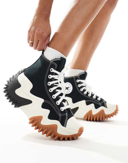 Converse - Run Star Motion Hi - Sorte sneakers