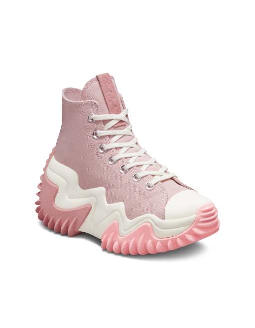 Converse Run Star Motion Hi Trance Form sneakers in baby pink | ASOS