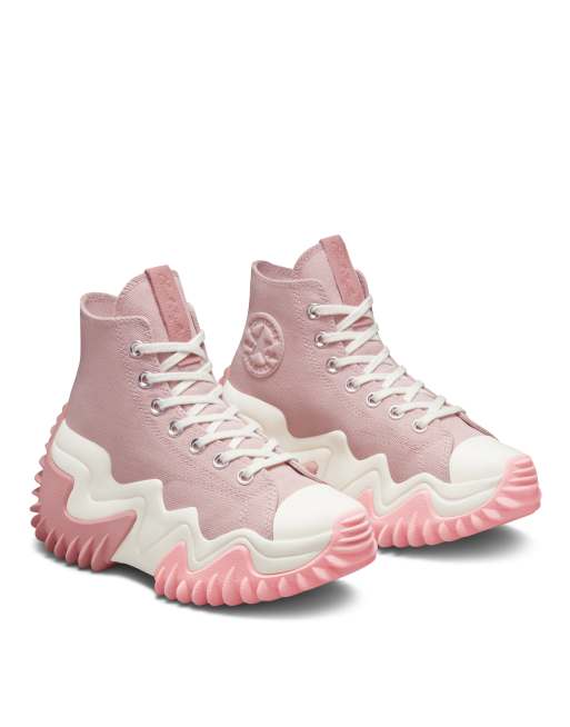 Converse Run Star Motion Hi Trance Form Sneakers in Baby Pink