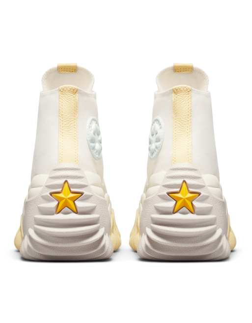 Converse Run Star Motion Hi Trance Form sneakers in egret/soft sunshine