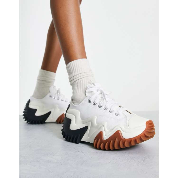 Converse Run Star Motion Ox platform in white | ASOS