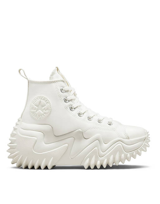 Converse Run Star Motion sneakers in triple white