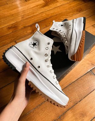 Converse - Run Star - Sneakers da trekking bianche | ASOS