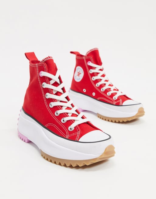 Converse Run Star Sneakers da trekking rosse ASOS