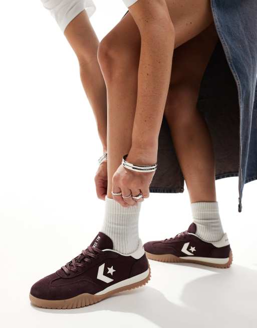 Converse Run Star sneakers in burgundy ASOS