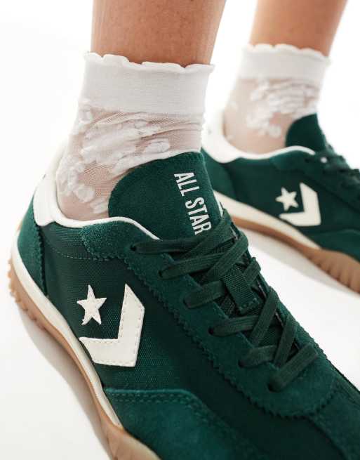 Converse Run Star sneakers in green, 4 of 5