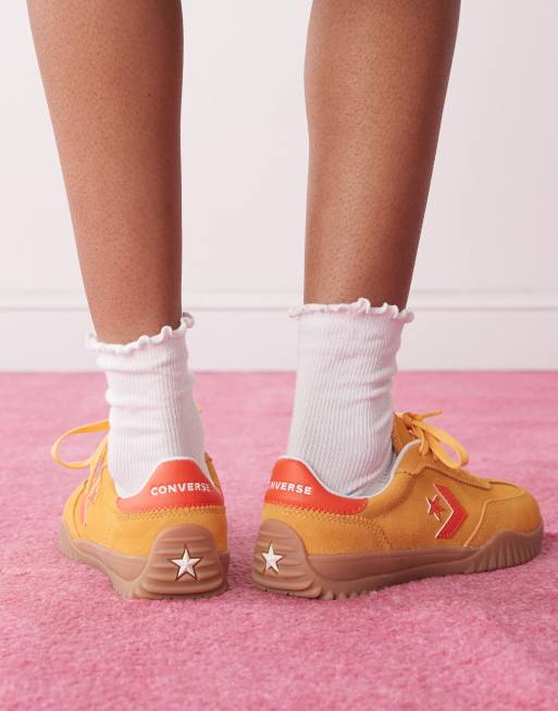 Converse Run Star sneakers in orange and red, 4 of 5