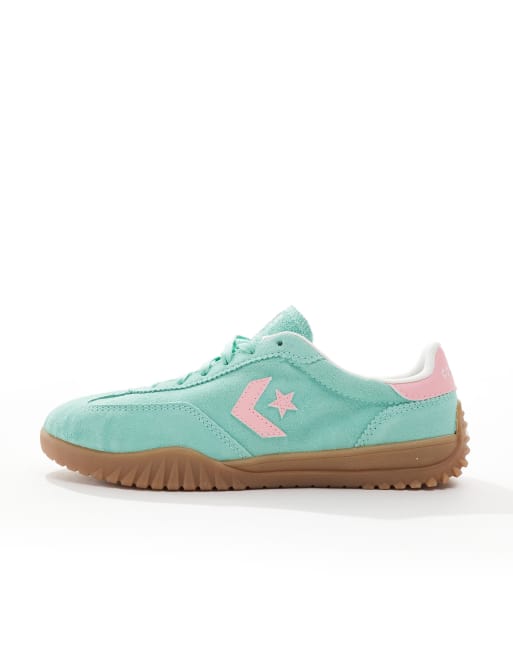 Converse Run Star sneakers in turquoise and pink, 2 of 4