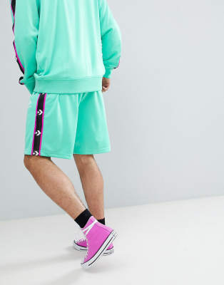 converse shorts green