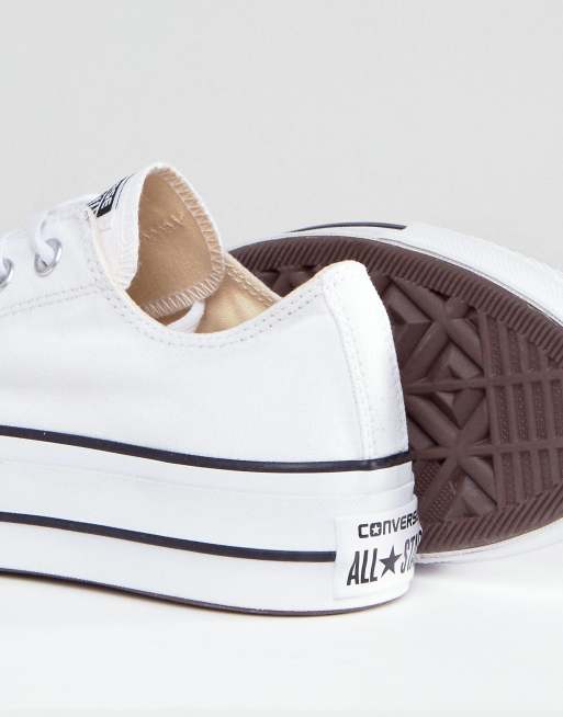 Converse-sko All Star Platform Ox sneakers i sort, 4 af 4