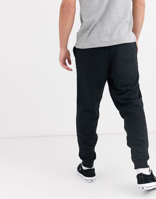 Converse small logo cuffed joggers ASOS black in 