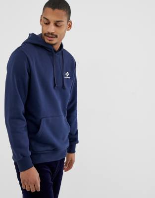 converse navy hoodie