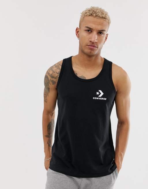 Converse Small Logo Vest in Black