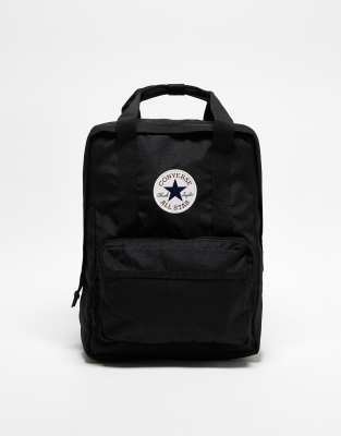 Converse small square backpack in black