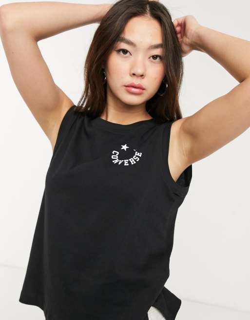 Converse sleeveless t store shirt