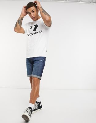 chuck taylor high tops with shorts