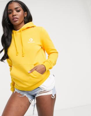 converse hoodie yellow