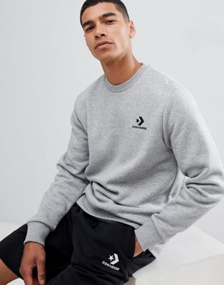 converse grey sweatshirt