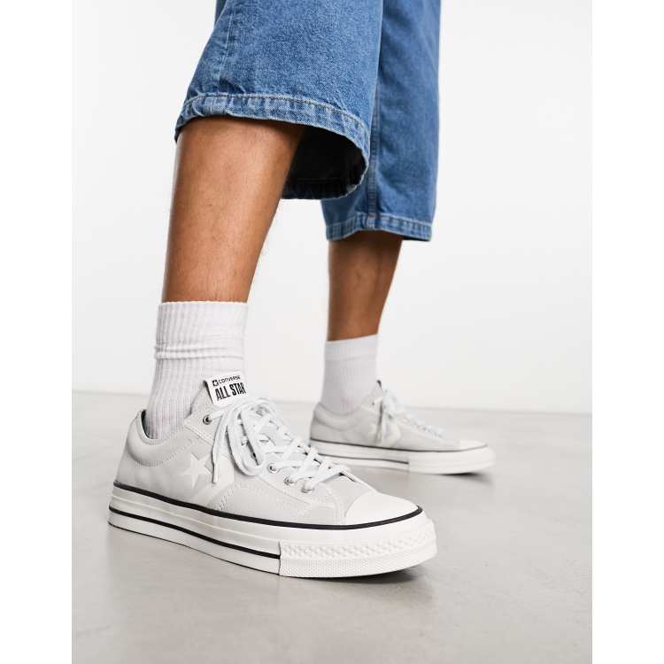 Converse Star Player 76 Everyday Essentials Ox sneakers in light gray ASOS