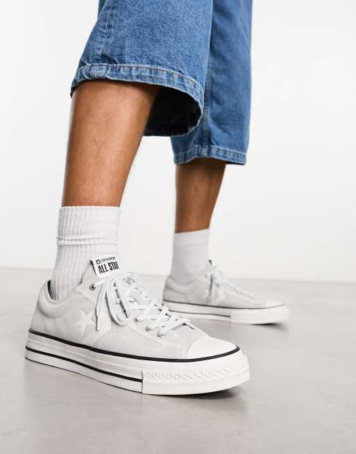 Converse alte store grigio chiaro