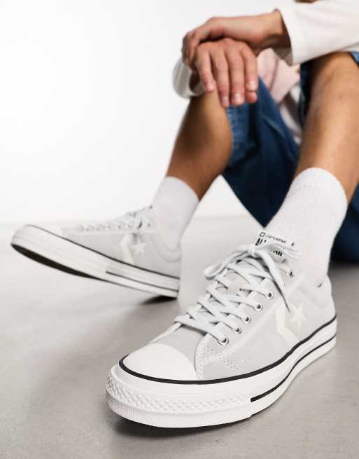 Converse basse grigio on sale