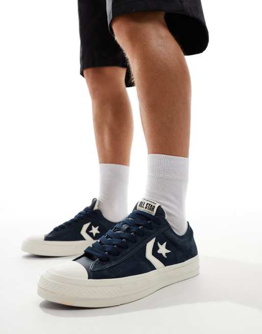 Converse star player 75 hi white best sale