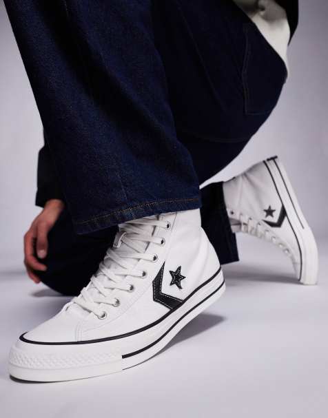 Converse Star Player 76 Hi sneakers in white and black detail - view 1