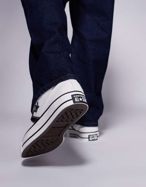 Converse Star Player 76 Hi sneakers in white and black detail , 5 of 5