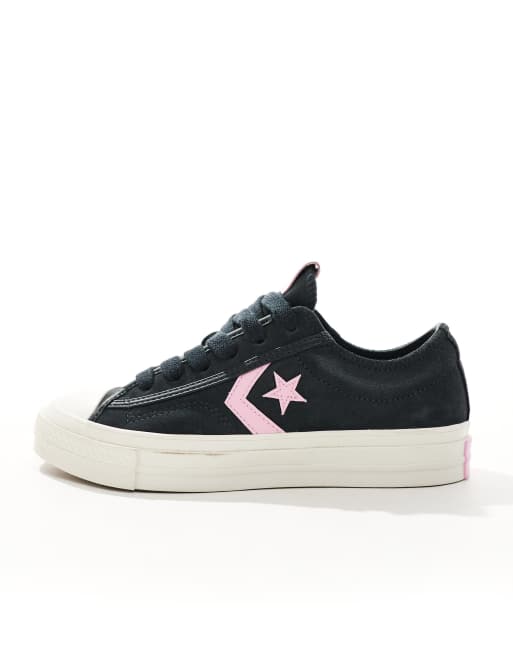 Converse Star Player 76 in Navy and Pink Exclusive to ASOS Gray