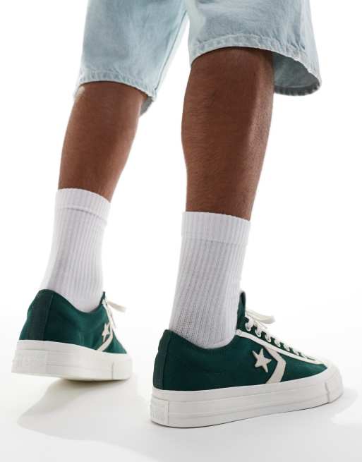 Converse Star Player 76 Luxe sneakers in green ASOS